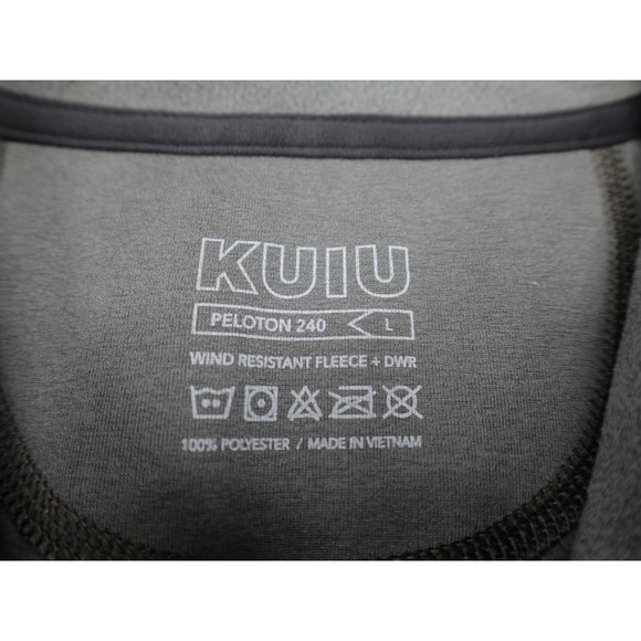 KUIU Peloton 240 Full Zip Jacket Mens Large Olive Green Wind Resistant DWR L - Picture 6 of 12